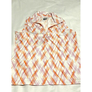 Callaway Women's Tank Top - Orange and Purple Pattern
